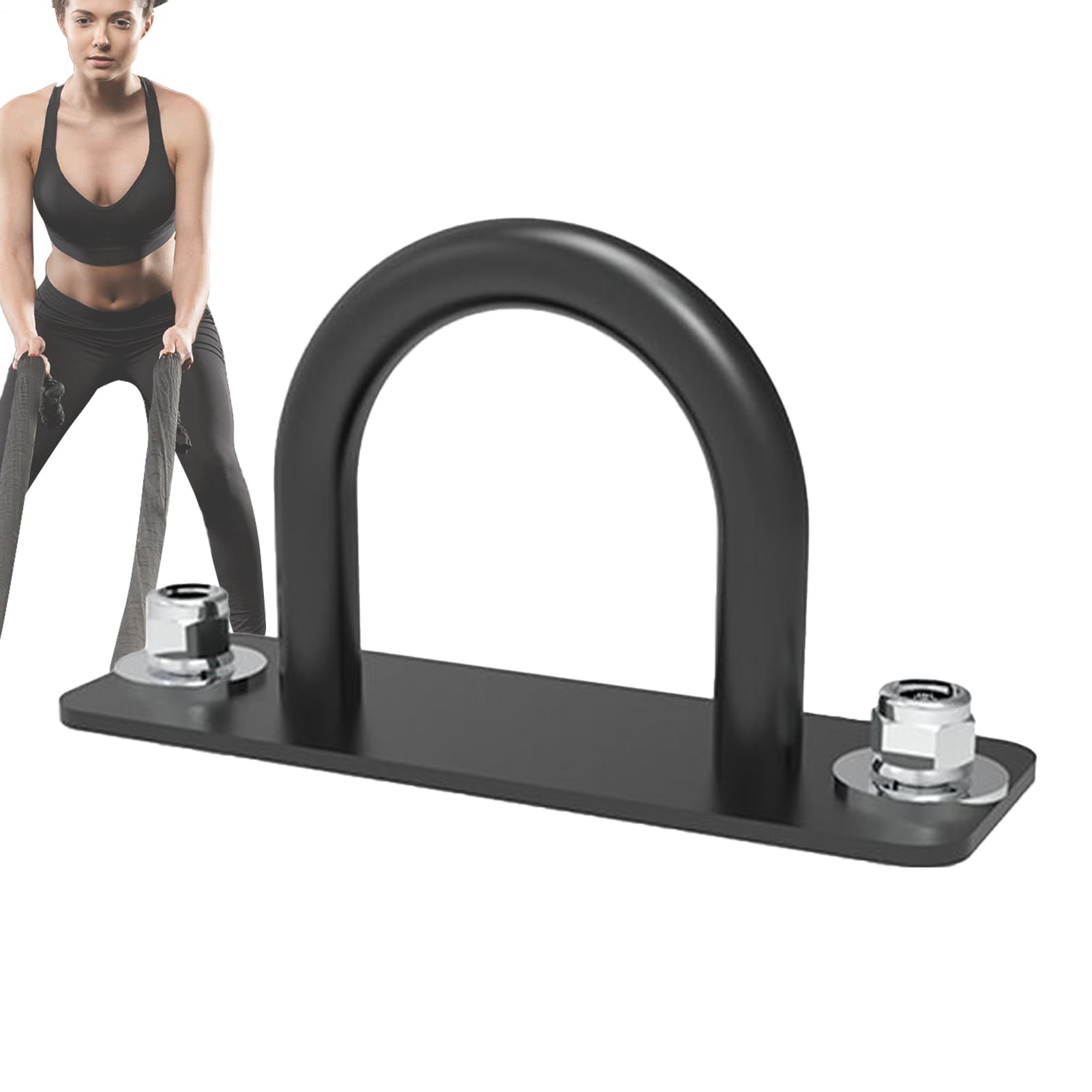 Support mural pour cordes de fitness en acier robuste avec fixations