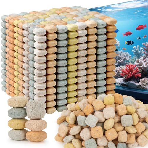 MAQIHAN Filter Media - 300g Bio Media Brick Macaron Color Bio Ceramic Blocks for Aquarium,Fish Tank,Pond & Canister Filter,10oz