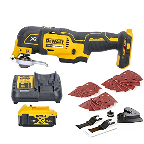 DEWALT DCS355N Oscillating Multi-Tool 18V Cordless Brushless 5Ah Battery Charger