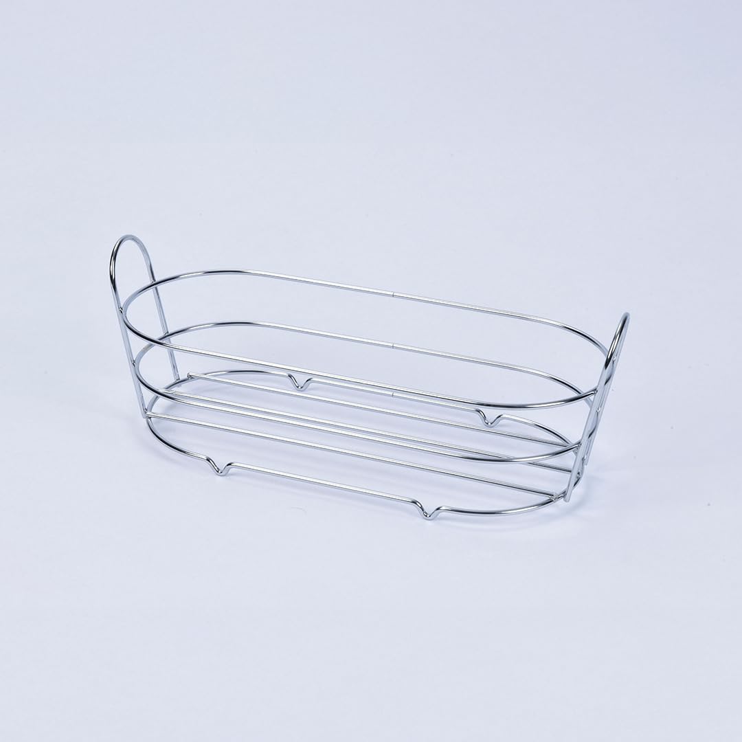 MallArt® Tel Ekmek Sepeti İç Bezli – Çıkarılabilir ve Yıkanabilir Bezli Ekmeklik – Cırtlı Bez Tasarım – Masa ve Mutfak İçin Şık Ekmek Sepeti – 35x15x9 cm (Krem)