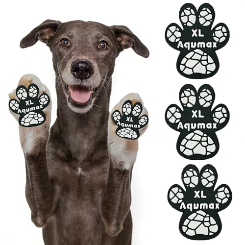 Anti-Slip Dog Paw Pads Toe Grips for Senior Dogs Dog Paw Protector Pads for Traction Dog Shoes Alternative for Hot Pavement Traction Control on Slippery Hardwood Floors 8 Sets (32 pcs) XL