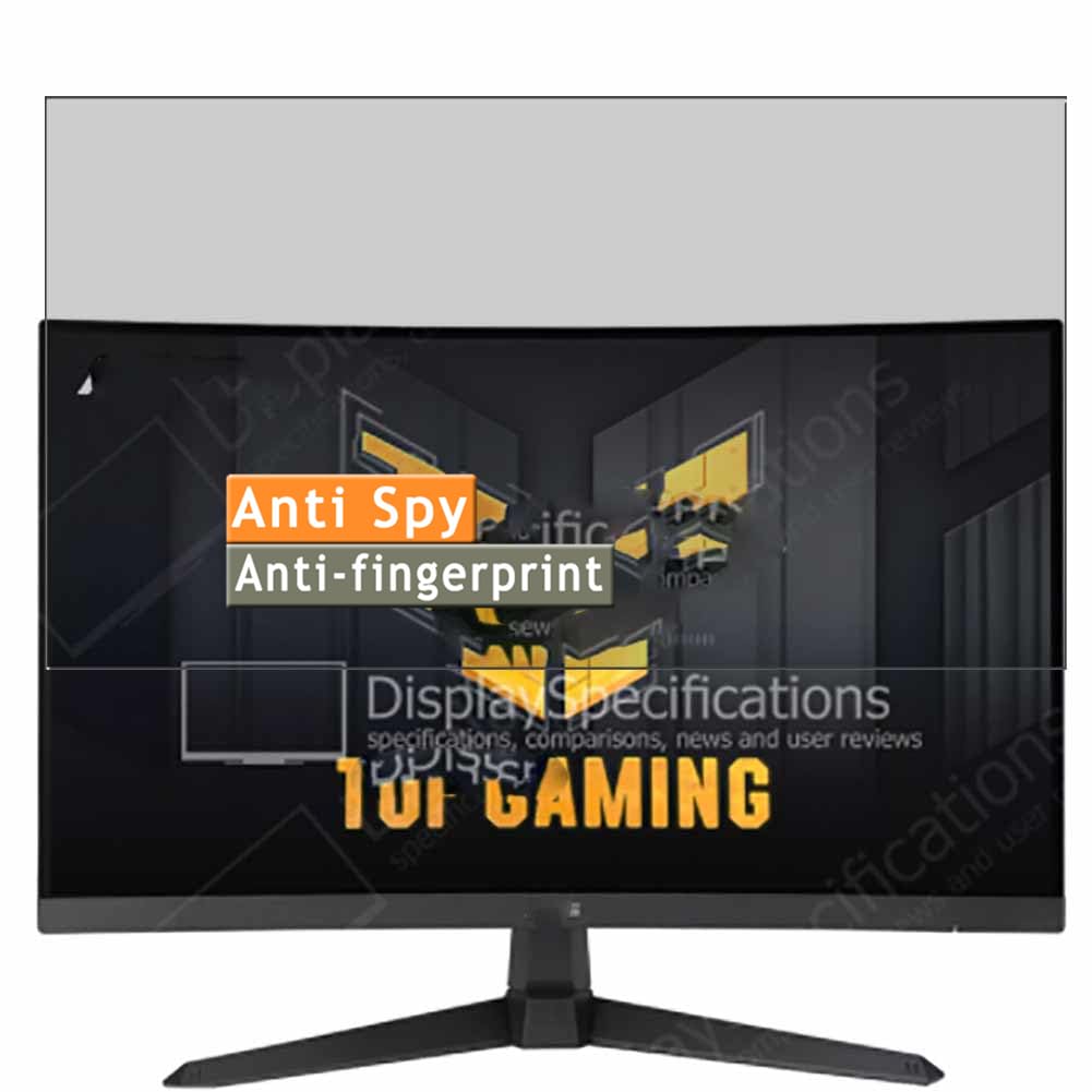 Vaxson TPU Pellicola Privacy, compatibile con Asus TUF Gaming VG27WQ3B 27" Monitor, Screen Protector Film Filtro Privacy [Non Vetro Temperato]