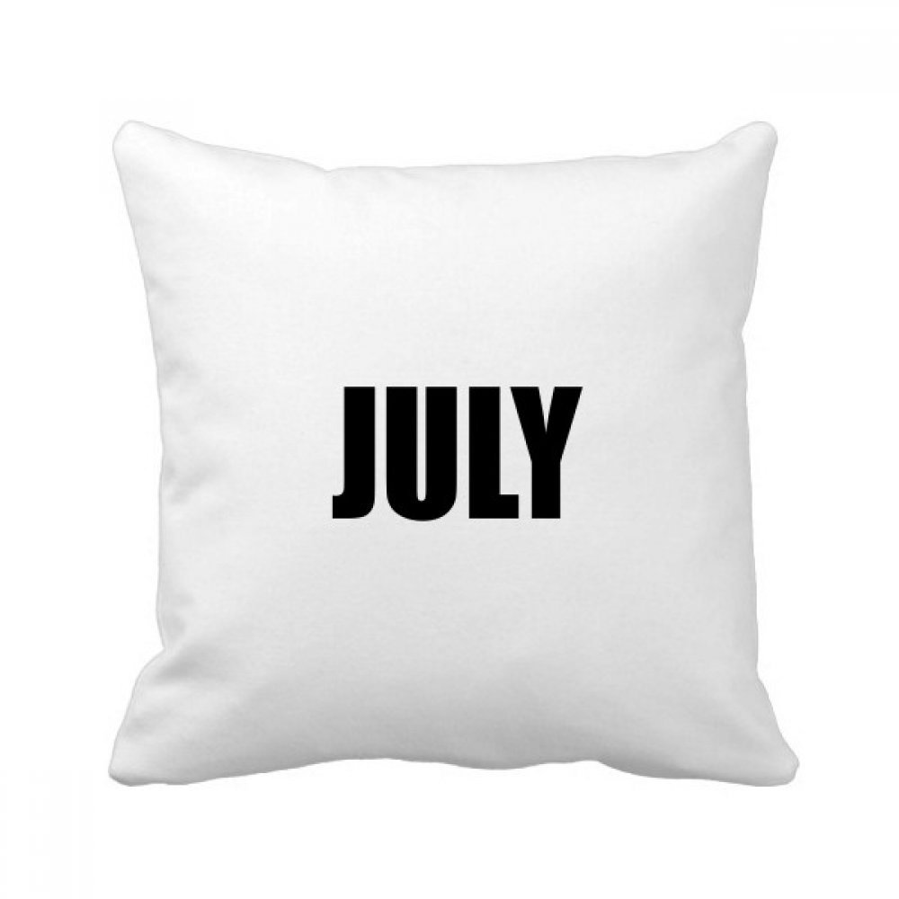 Coussin Confort Juillet Mots Noir pour soulager votre dos sur le canapé