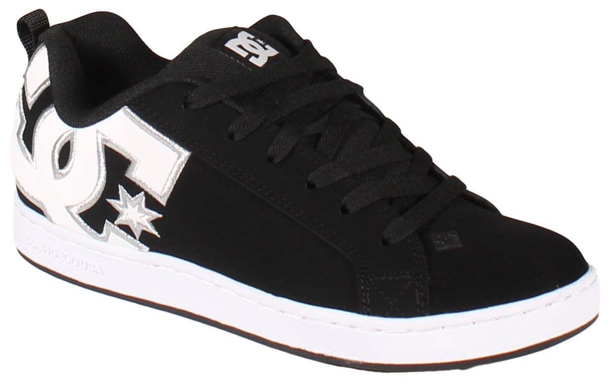 DC Zapatillas de Skate Informales para Mujer, diseño de Graffik, Plantilla Negro Blanco, 38.5 EU
