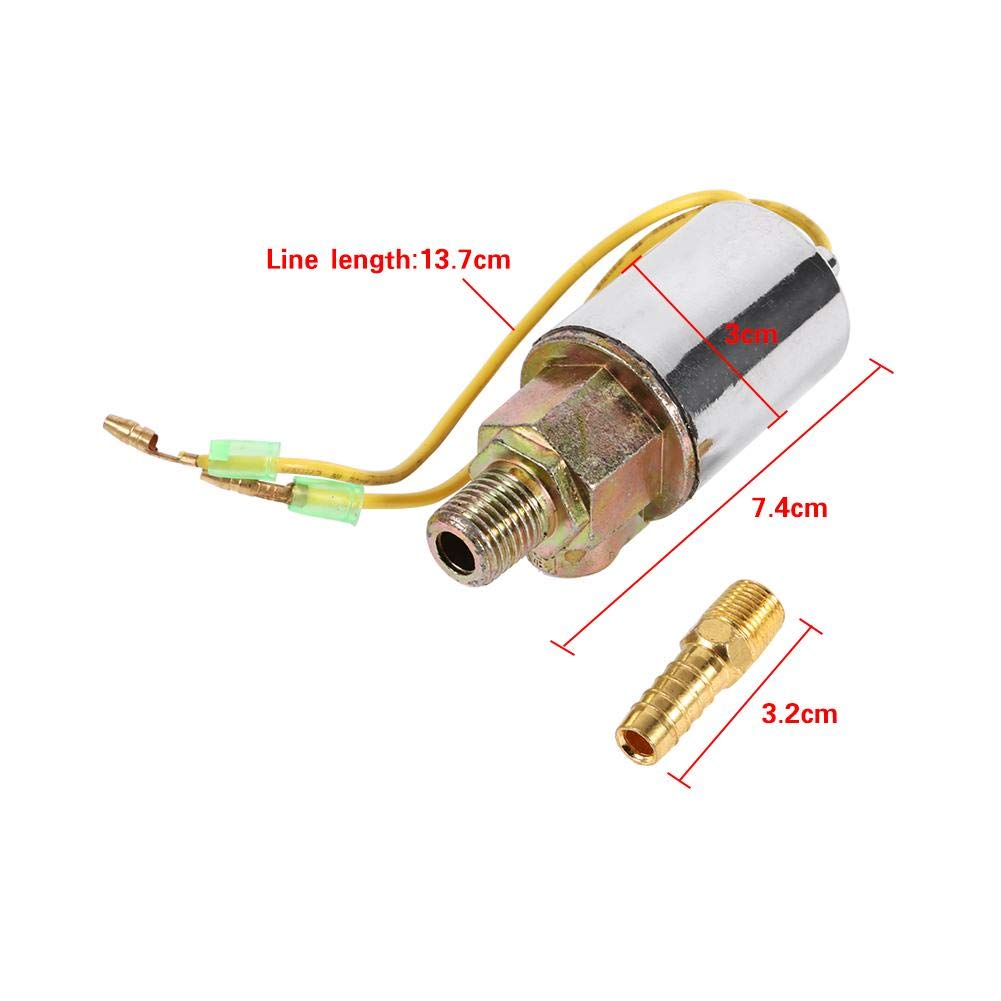 Electrovanne 24V Klaxon,Elettrovalvola A Tromba D'Aria, 1 Pz 24V Train Truck Elettrovalvola A Solenoide Elettrica Heavy Duty 1/4 "Valvola A Solenoide Sostituzione Per Tromba D'Aria