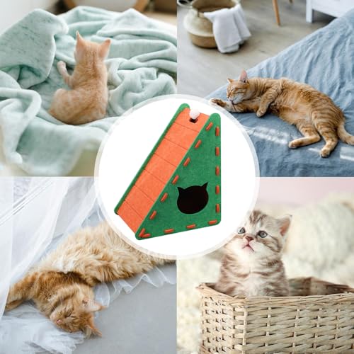 Griffoir pour chat vertical en feutre pour protection des meubles