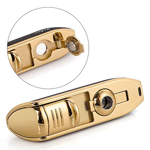 Briquet Coupe-Vent à 3 Becs - Allume-Cigare Turbo Flame Jet Rechargeable - 5