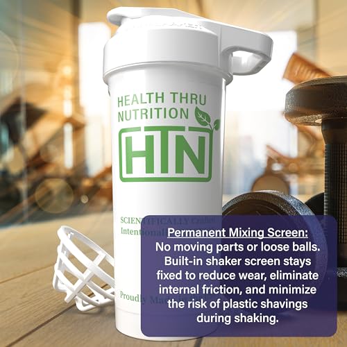 Image of Health Thru Nutrition Inositol Pure Powder and USA Made Shaker Bottle Bundle