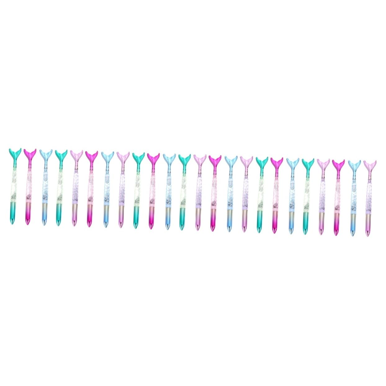 SHINEOFI 3ensembles Stylos à Bille Design Sirène De Stylos Gel Noirs Pour Fournitures Scolaires Amusantes Et Créatives