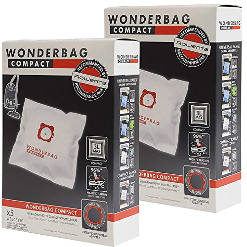 Wonderbag 10 sacs aspirateur compacts moulinex