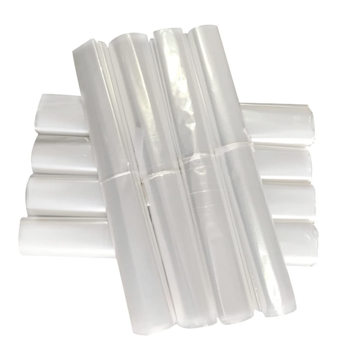 CHILDWEET 60pcs Disposable Dry Cleaning Bag Plastic Clothes Dust Cover for Coats Suits and More Storage for Home