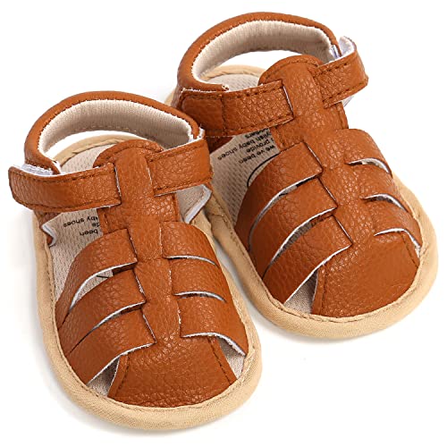 Qwzban Infant Baby Girl Boy Sandals Summer Unisex Comfort Outdoor Casual Beach Shoes Anti Slip Rubber Sole Newborn Toddler Prewalker First Walking Shoes #TOP19