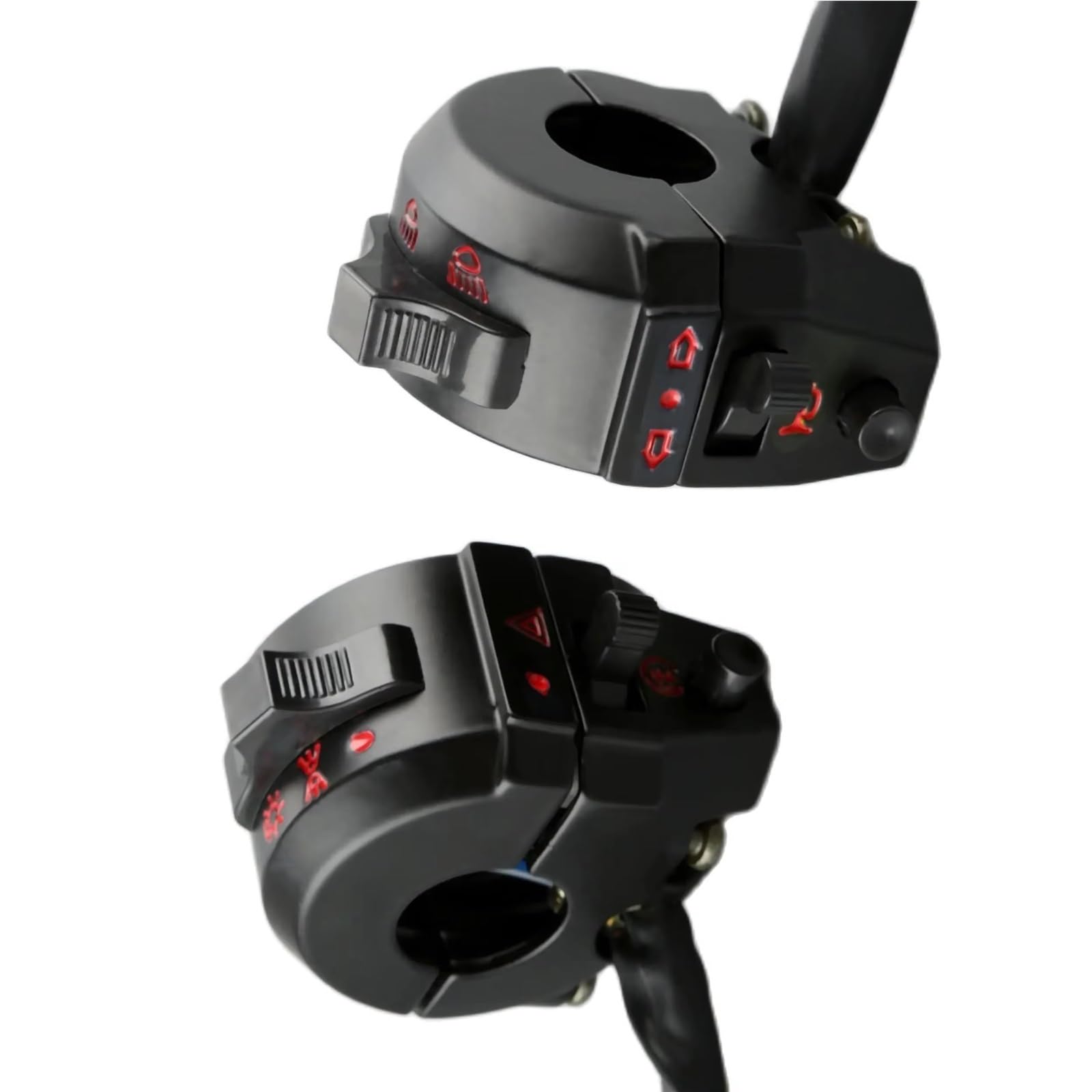 7/8 "22mm Moto ATV Manubrio Lato Sinistro Destro Interruttore Di Controllo Per Universale High/Low Fascio Luce Indicatore Direzione Corno Blocco Comandi Moto(Left right)
