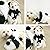 maxgoods Pet Panda Costume, Funny Cute Pet Dog Cat Clothes Suite Outfit for Halloween Christmas Holiday Dress Up Cosplay Jeans Apparel Outfit Uniform, M