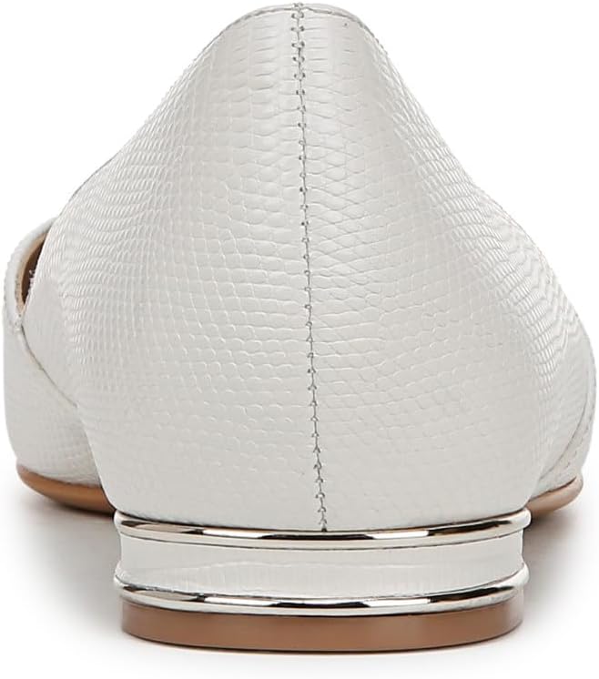 Naturalizer Womens Havana Ballet Flat Warm White Snake Print Leather 8.5 M - Image 3