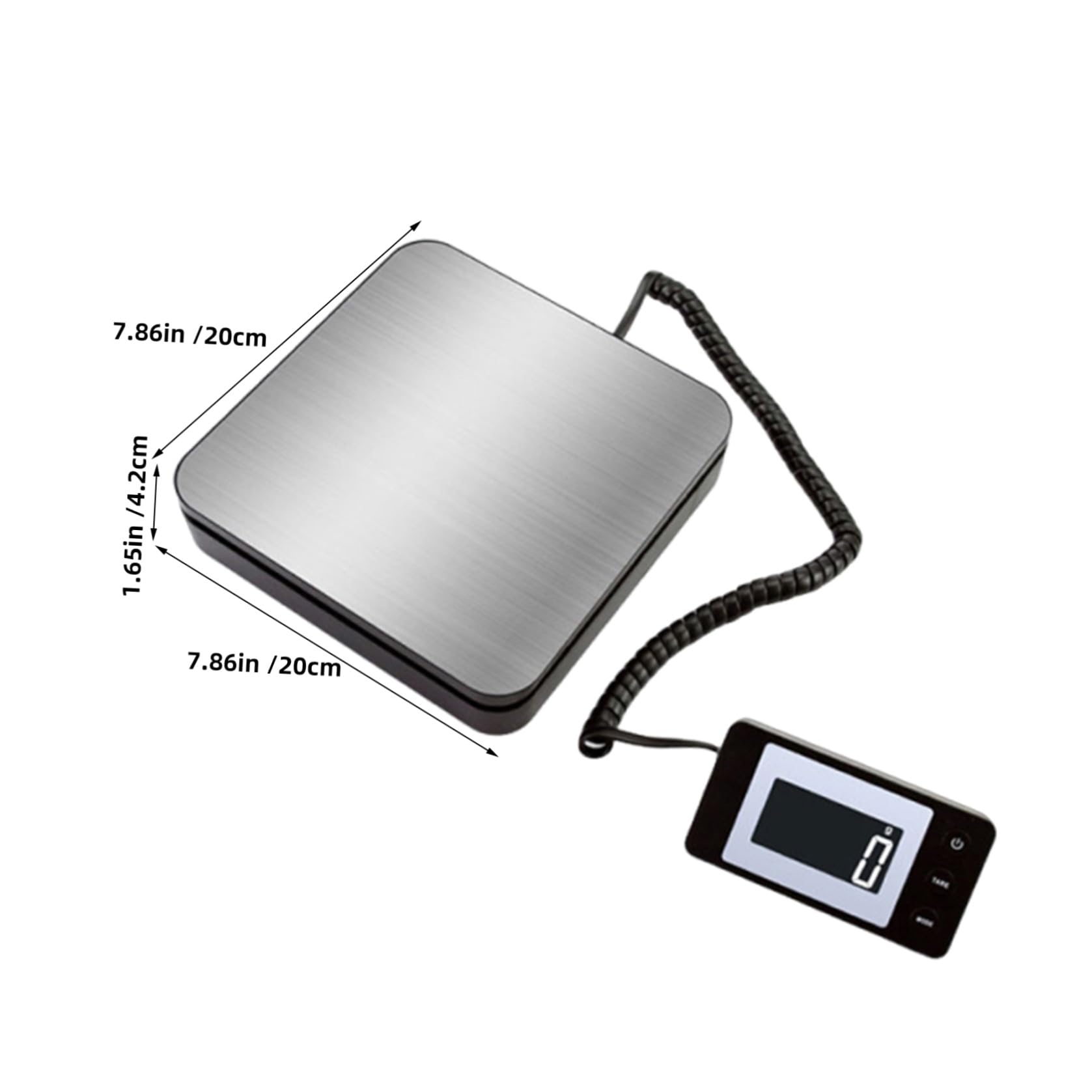 Digitale Versandwaage Kompakt 50kg, für Pakete, Hochpräzise