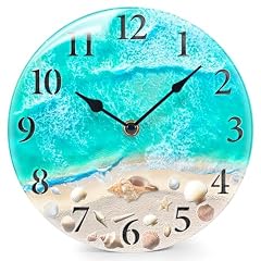 Striped Nautical Wave Glass Clocks product image