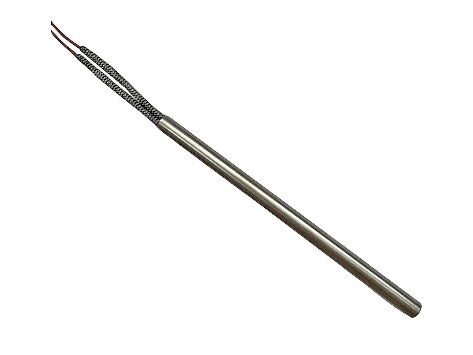 eRicambi, Candeletta Resistenza Cartuccia Accensione per Stufe a Pellet Caldaie e Bruciatori, Esecuzione Diritta Ø 10mm Lunghezza Totale 155 mm 280W HT62686