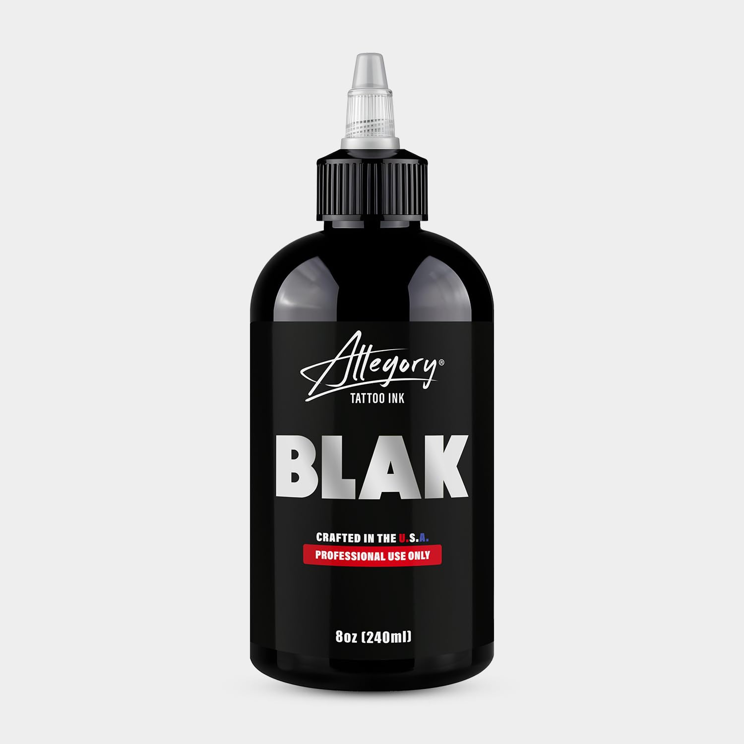 Allegory Premium Lining & ShadingTattoo Ink Blak (8 oz)