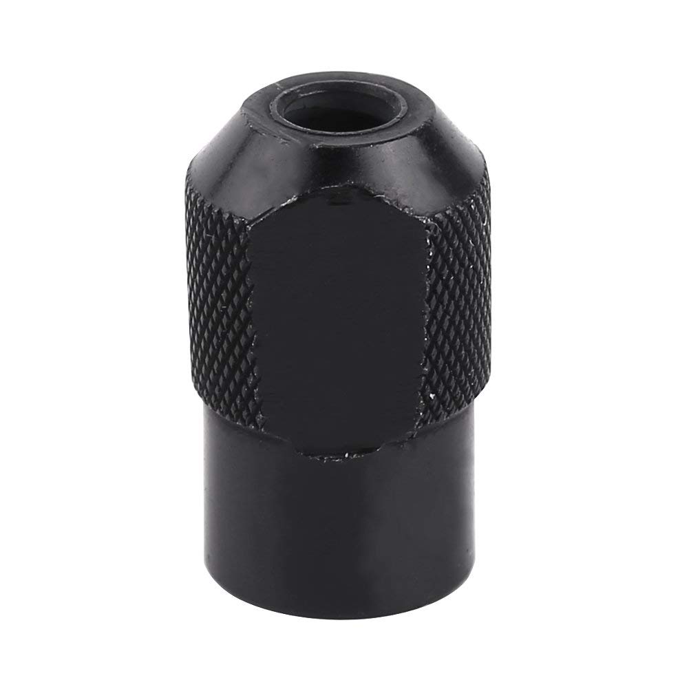6 Sztuk/zestaw Tuleje Tulei Zaciskowej Narzędzie Obrotowe Tuleja Zaciskowa M8 * 0,75 Nasadka, w Tym Tuleje Tulejkowe 1mm-3,2mm z Czarnym Plastikiem M8 × 0,75 Pokrywa Pasuje do Narzędzi Obrotowych