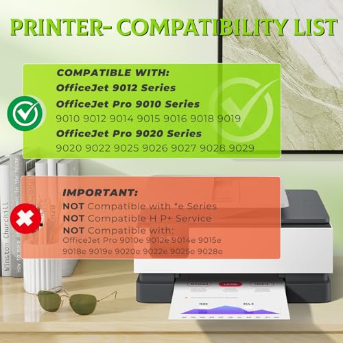 Image of Ink 962XL Color Combo Pack OfficeJet Pro 9010 9015 9020 9018 Compatible with HP Printer Ink 962 XL Color Combo Pack HP962XL /962 HP962XL HP962 for OfficeJet Pro 9015 9010 9020 9018 9025 9012 9022 (CMY)