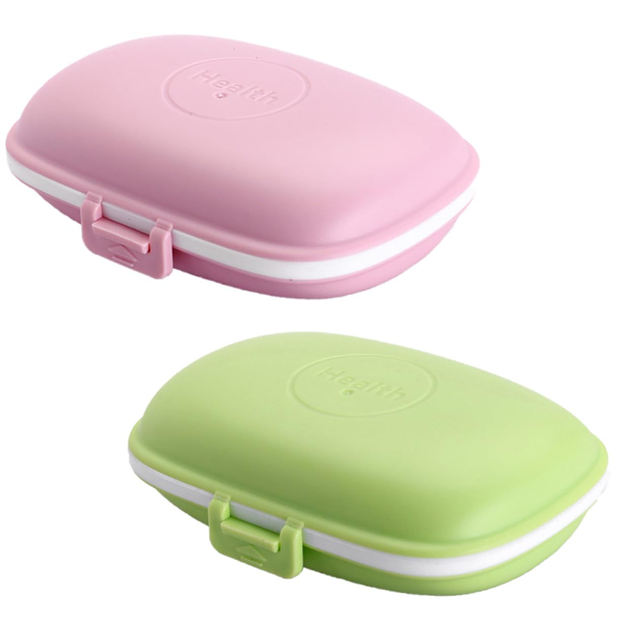 3 Sätze Pillen-organizer Travel Pill Box Pillenorganizer Medikamentenbehälter Pillenbox Mit Fächern Arzneikoffer Spenderbehälter Medikamentenfall Pillendose Mit Fächern 2 Stück * 3 FRCOLOR