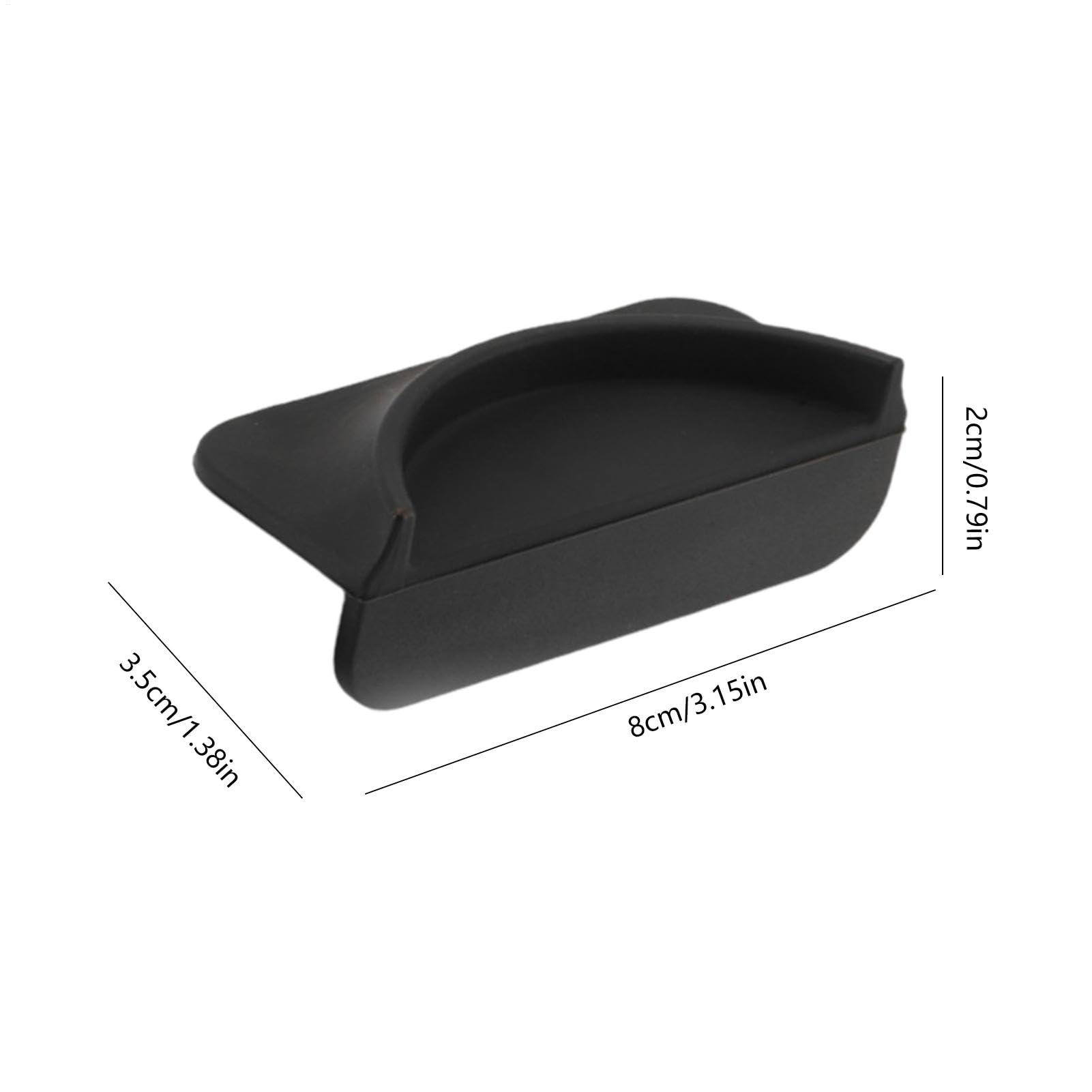 Generico Coffee Tamp Tamping Mat, Non-Slip Espresso Machine Accessories, Espresso Tamper Mat, Silicone Food Grade Espresso Pad, Black Tamping Mat for Espresso, Ergonomic Espresso Mat for Home