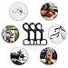 4 Stück Karabiner mit Drehgelenk, Haken mit Drehgelenk, Karabiner, Haken mit Drehgelenk, für Hundehalsband, für Hundehalsband Eimer Hängematte Pferd Tack