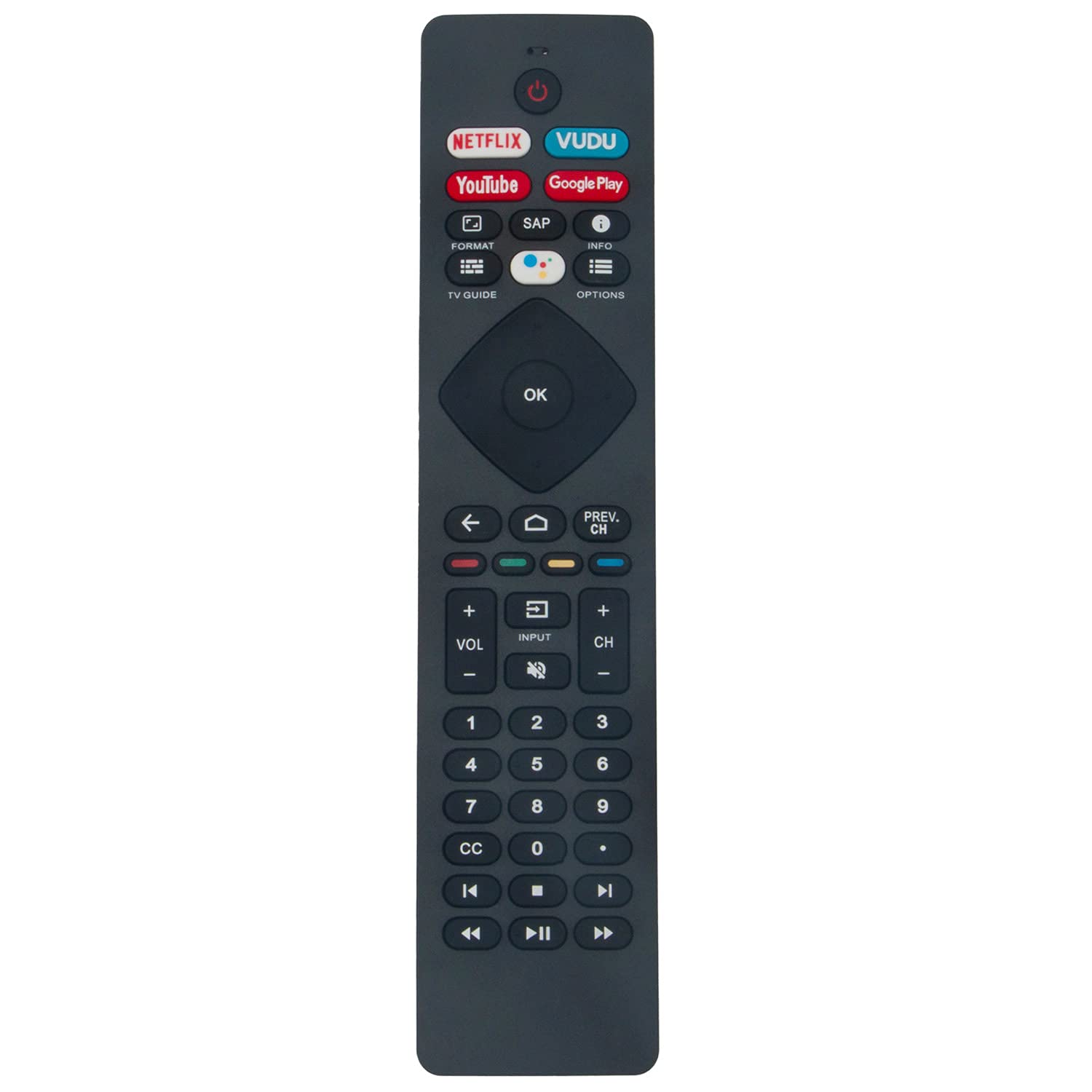 YFK463-B011 Original Philips QWERTY-Voice-Fernbedienung Remote PUS Serie 256679808396