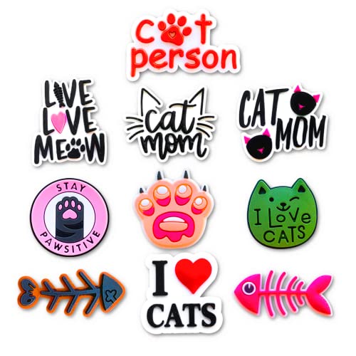 26Pcs Cat Shoe Decoration Charms,Cute Pet Croc Charms For Kids Boys Girls Teens Party Gifts #TOP4