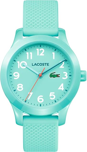 Lacoste Unisex 2030005 analogowy zegarek kwarcowy dla dzieci, z silikonowym paskiem