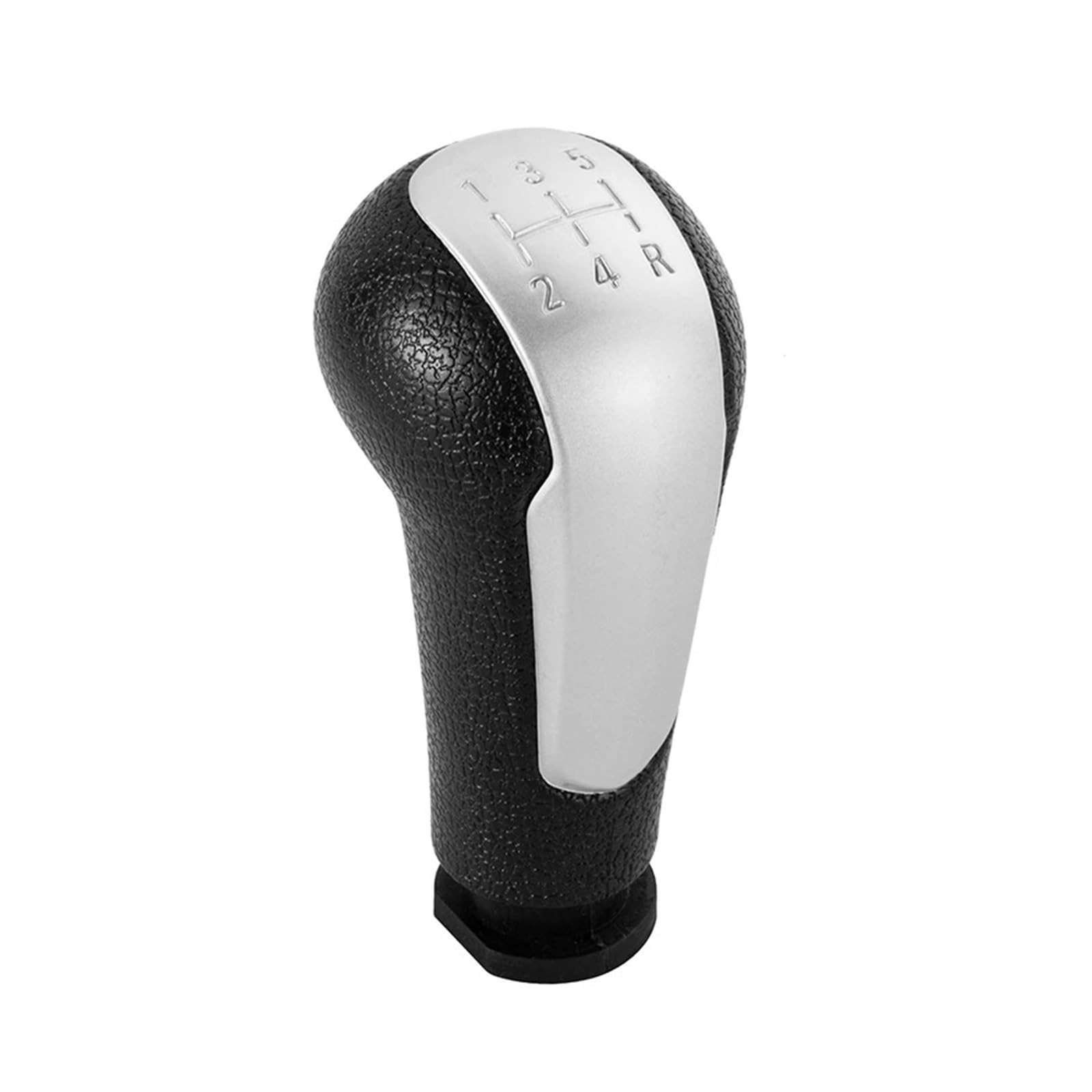 Qmtvfsrh Sliver Knob Car Gear Shift Knob 5 Speed Gear Shift Knob With Leather Boot For Spark M300 2011-2015 For Holden Barina Spark 2011-2015 Manual Shifter Lever(Sliver Knob)