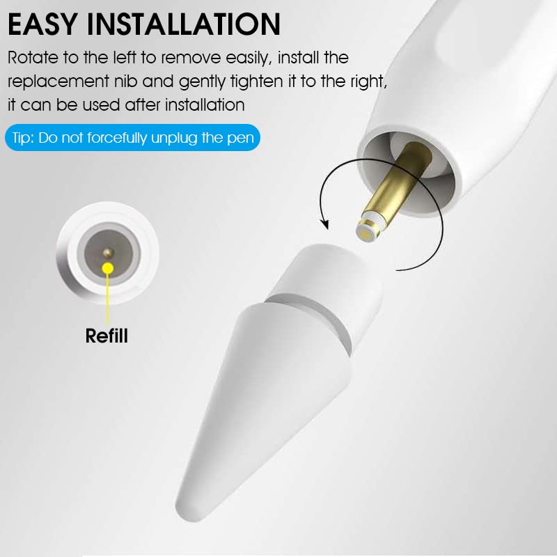 ZORBES-4-Pack-Replacement-Tips-for-Apple-Pencil-1st-Gen-2nd-Gen-iPad-Pro-Pencil-White