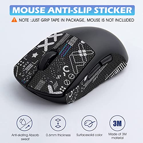 Image of Verilux Mouse Grip Tape for G Pro Wireless Anti-Slip Non-Fading Gaming Mouse Skin Sweat Resistant