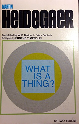 What Is a Thing? (English and German Edition) 0895269791 Book Cover