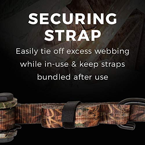 Smartstraps 14’ Camo X Ratchet Straps, 4 Pack — Standard Duty Camo Ratchet Straps, 1,500Lb Break Strength, 500Lb Safe Work Load — Haul Dirt Bikes, Atvs, And Lawn Tractors With Patented Technology #TOP2