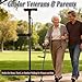 2026 New Smart Walking Cane, Upgrade Smart Walking Canes for Men Women with Alarm, with Light, Foldable Dual Handles, Adjustable Canes for Elderly, Gift for Veterans & Parents (1 pcs)