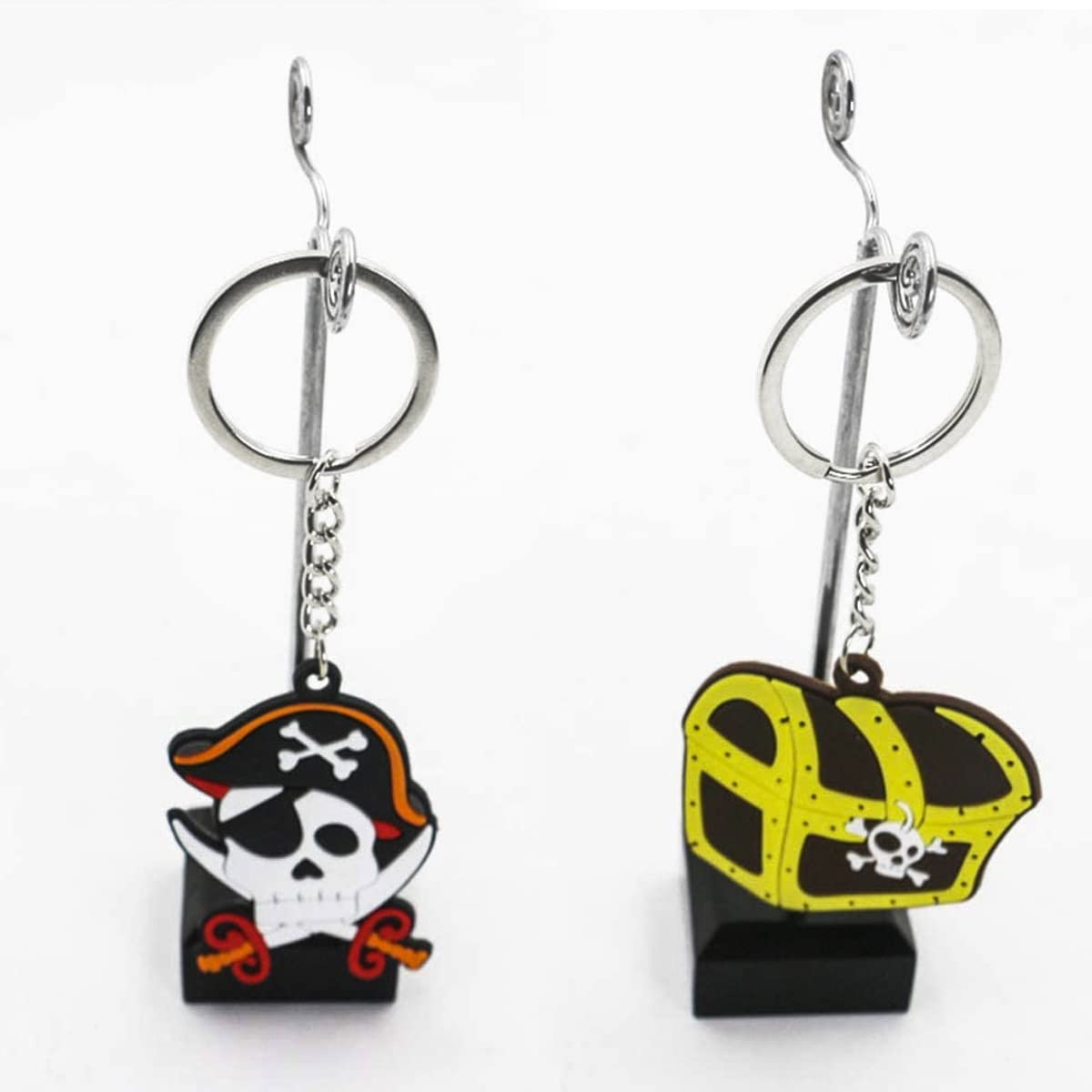 Portachiavi Pirata In Silicone - 30 Pezzi Per Feste Bambini, Bomboniere - Foto 10