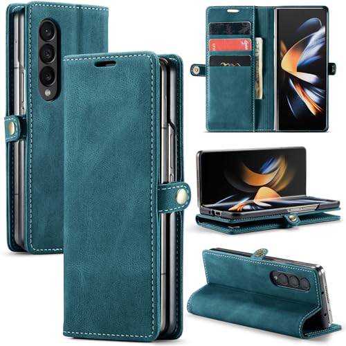 Coque Samsung Galaxy Z Fold 4 Asuwish bleu pour le quotidien professionnel