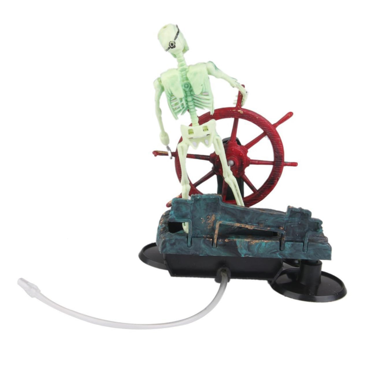 Toddmomy Lot De 3 Décorations Uniques pour Aquarium À Air Comprimé Ornements en Forme De Crâne De