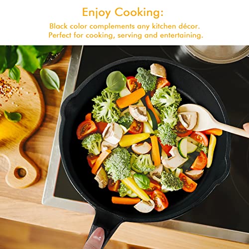 Jogreful 8 Inch Cast Iron Skillet Pan thumb #6