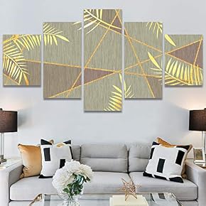 SIGNWIN 5 Panel Canvas Wall Art Modern Art...