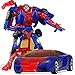 siyushop Spiderman Manual Deformation Coche Juguete Autobots Robot Modelo Modelo Niños Niños Regalo Figuras De Acción, Rojo