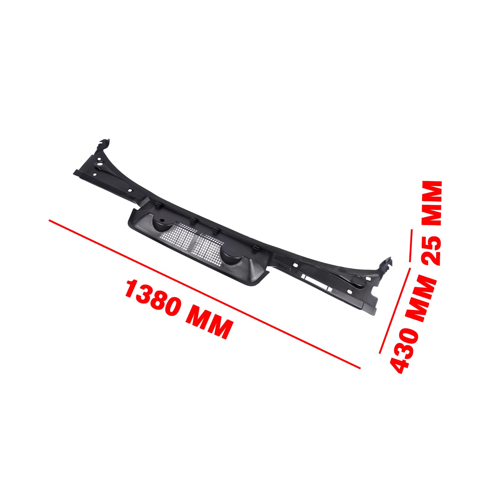 Windabweiser Abdeckung 51711977677 Kompatibel mit 3*er E36 316i 318is 320i 325i 325is 328i M3 3.2 Coupe Cabrio 1992-2000 Hopzty