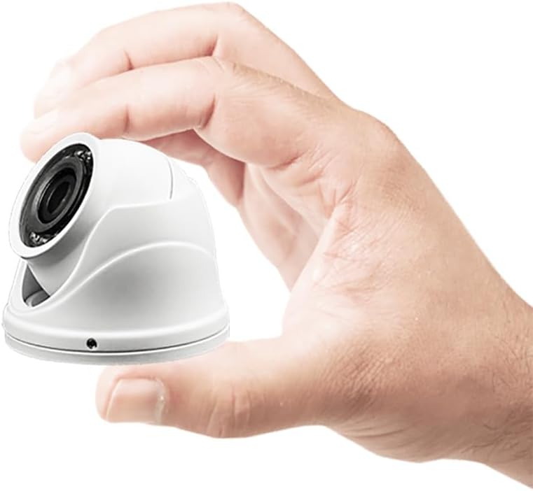 2MP 1080p Mini Dome Security Camera – 4-in-1 AHD/TVI/CVI/CVBS, 3.6mm Lens, IR Night Vision, Weatherproof Indoor/Outdoor Infrared Night Vision CCTV Camera