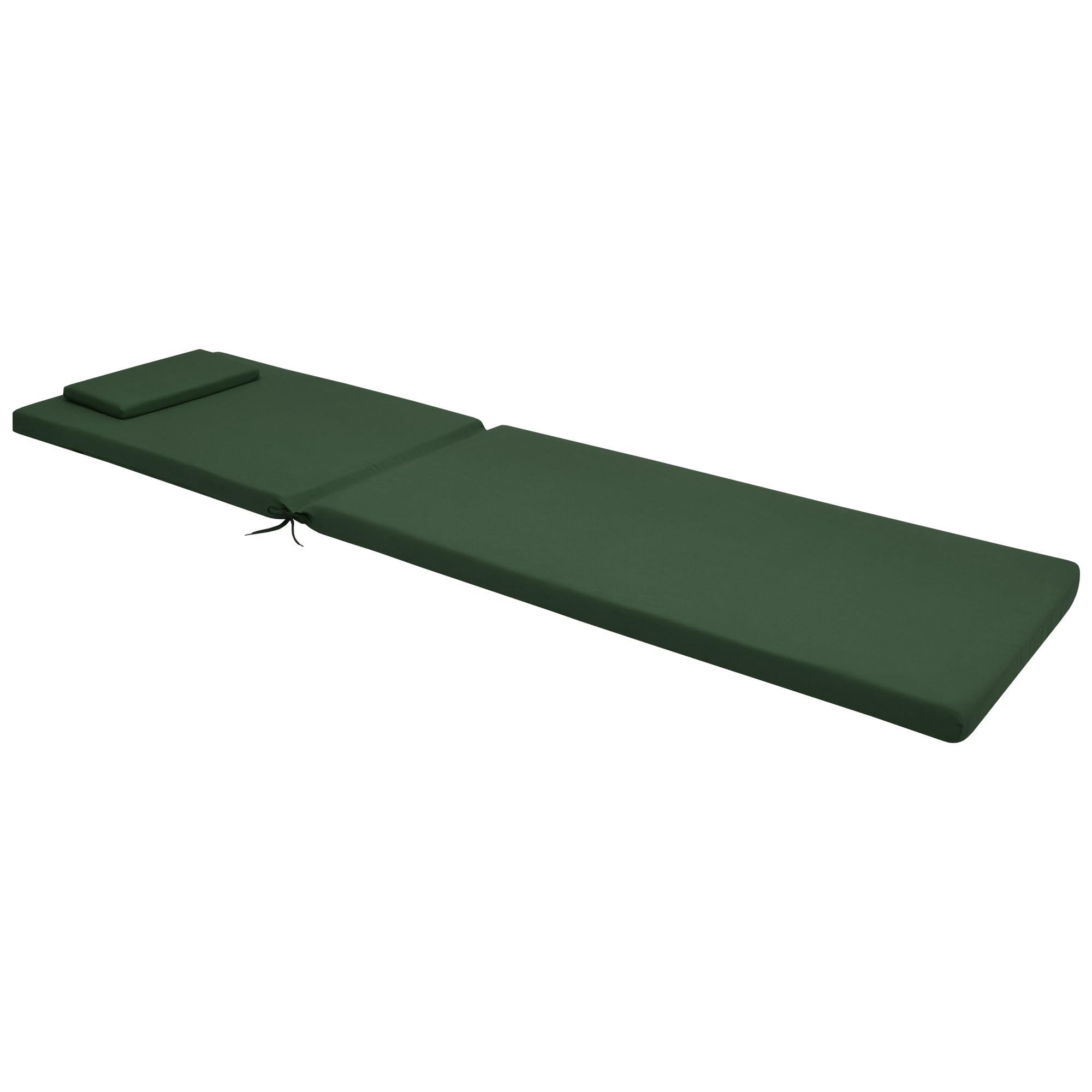 Beautissu 2x Kussen voor Ligstoel 200x60x5 cm Loft RL - Ligkussen UV- bestendige Ligstoelenkussen met Ritssluiting - Tuinmeubels Bekleding Lichtgrijs