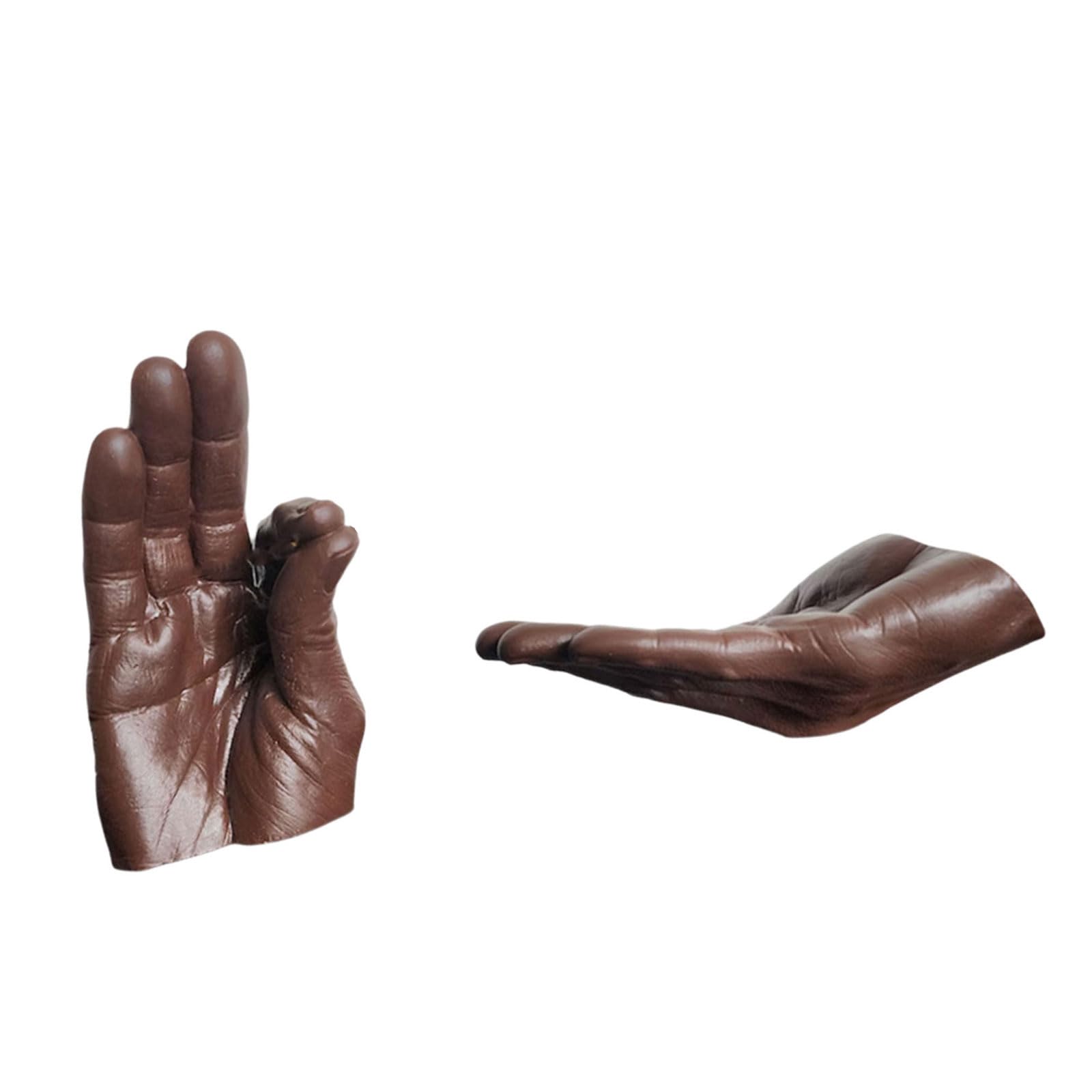 Tsophreniq Hand Shape Resins Incenses Stick Holder and Ashes Catchers Set for Yoga and Mindfulness Meditations Burners Yoga Stand