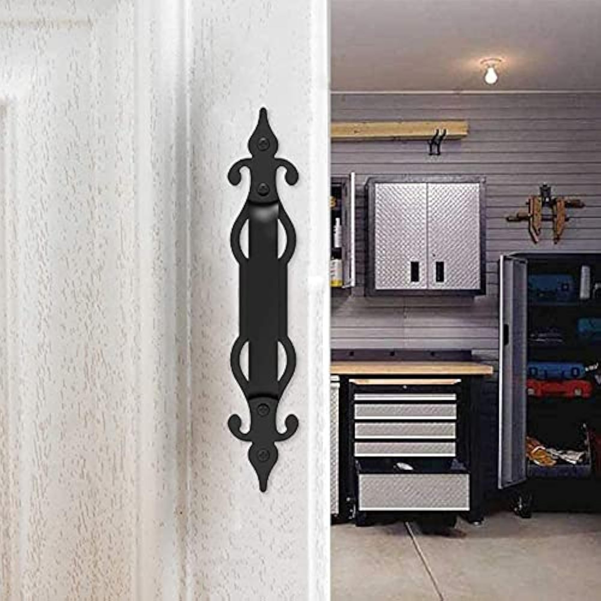 Decorative Garage Door House Hinge Handle Set