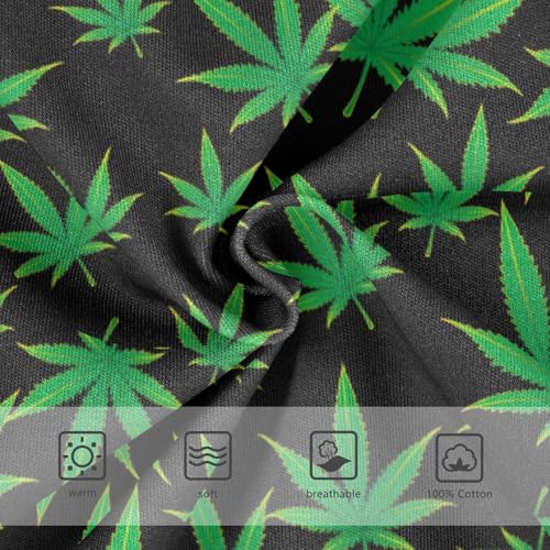 Boys' Exclusive Briefs Toddler Underwear 95% Combed Cotton Boxerbriefs 2T Green Leaf Pattern 33