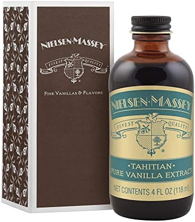 Nielsen-Massey Tahitian Pure Vanilla Extract for Baking and Cooking, 4 Ounce Bottle